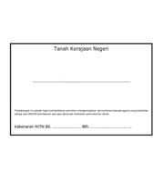 Format Baharu Untuk Tandatangan Pelan
